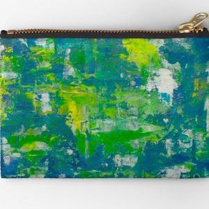 LG Zippered Carry All Pouch, Make-up Bag, Pencil Holder by Noora Elkoussy